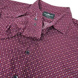 Rodd & Gunn Button Up Dress Shirt Sports Fit 2XL Men's Woven in Italy Long Sleev